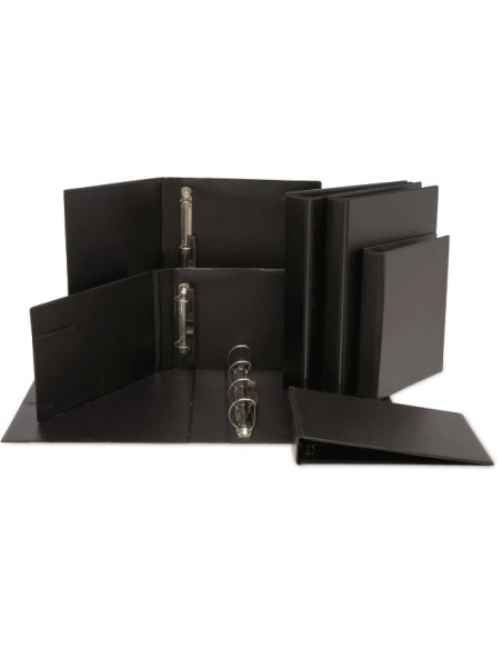▷ CARPETA GRAFOPLAS NEGRA 2AN 25MM PVC CUARTO | Taine - Imagen 1