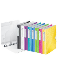 ▷ CARPETA LEITZ 4 ANILLAS 30 MM WOW POLIFOAM SOFTCLICK SURTIDOS | Taine - Imagen 1