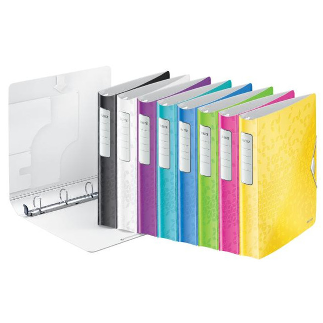 ▷ CARPETA LEITZ 4 ANILLAS 30 MM WOW POLIFOAM SOFTCLICK SURTIDOS | Taine - Imagen 1