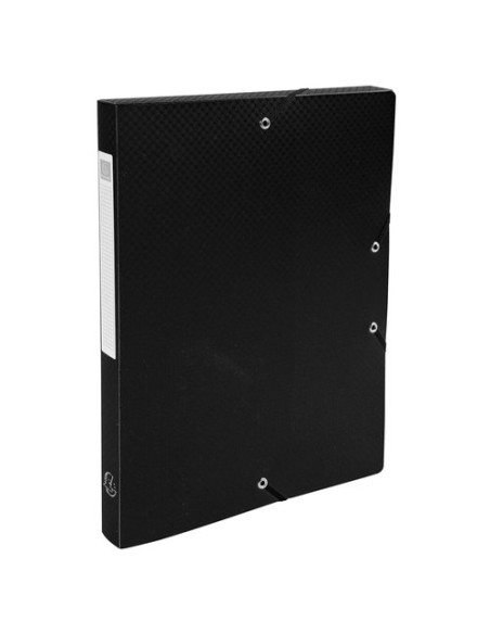 ▷ *CARPETA EXACOMTA PROYECTOS 8 UDS PP 25MM NEGRO LISO | Taine - Imagen 1