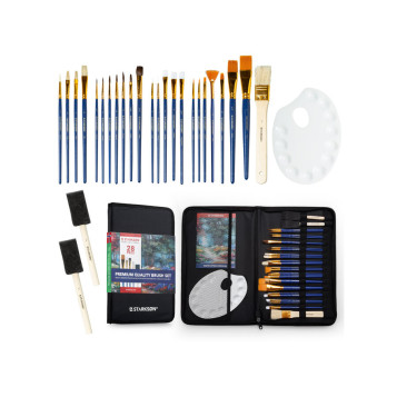 ▷ CARPETA STARKSON SET+28 PINCELES CREMALLERA | Taine - Imagen 1