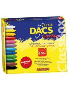▷ CERAS DACS 288 UDS. (24 UDS.X12 COLORES) SCHOOLPACK | Taine - Imagen 1