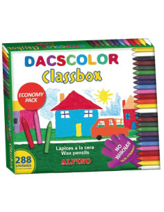 ▷ CERAS ALPINO 288 UDS. (24 UDS.X12 COLORES) DACSCOLOR | Taine - Imagen 1