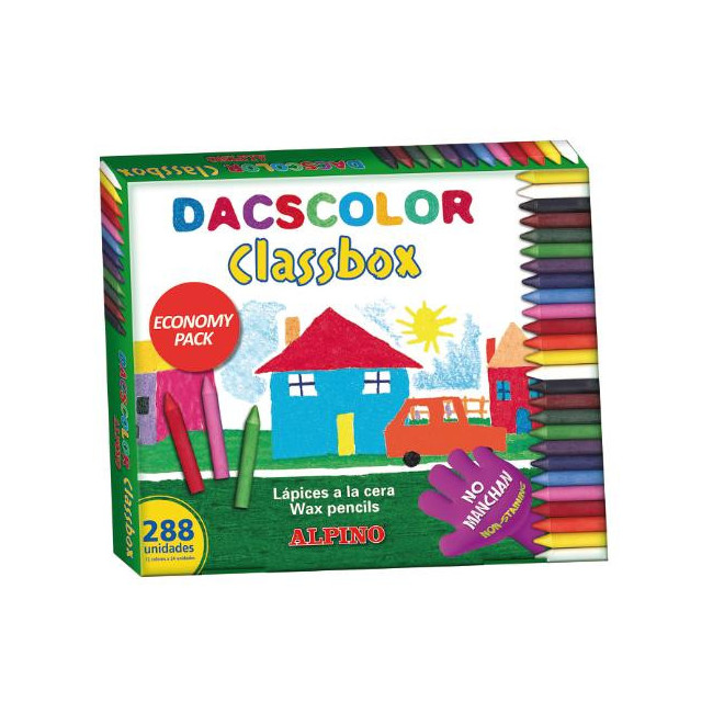 ▷ CERAS ALPINO 288 UDS. (24 UDS.X12 COLORES) DACSCOLOR | Taine - Imagen 1
