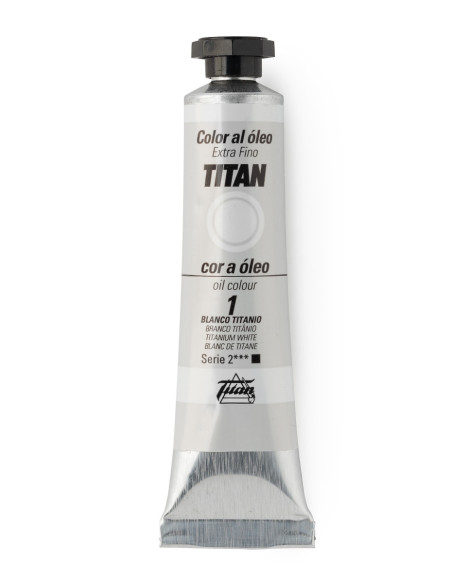 ▷ OLEO TITAN Nº01 BLANCO TITANIO 20ML | Taine - Imagen 1