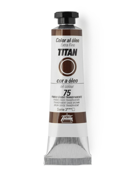 ▷ OLEO TITAN Nº75 PARDO OXIDO TRANS 20ML | Taine - Imagen 1