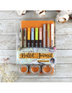 ▷ ROTULADORES TALENS 12 UDS NARANJA BULLET JOURNAL | Taine - Imagen 1