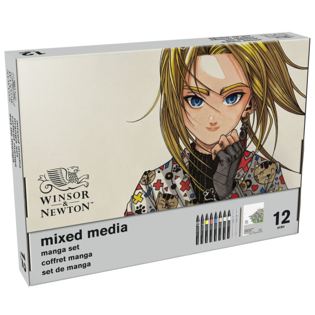 ▷ ROTULADORES WINSORD MANGA 12UDS PROMARKER WyN MIX MEDIA | Taine - Imagen 1