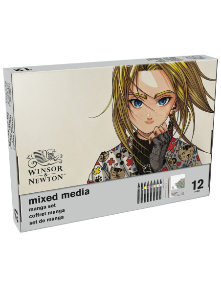 ▷ ROTULADORES WINSORD MANGA 12UDS PROMARKER WyN MIX MEDIA | Taine - Imagen 1