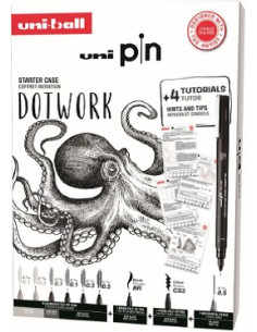 ▷ ROTULADORES UNIPIN SET 8 UDS URBAN DOTWORK STARTER KIT-N4 | Taine - Imagen 1