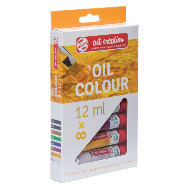 ▷ OLEOS ARTECREATION 8 TUBOS 12ML TALENS | Taine - Imagen 1