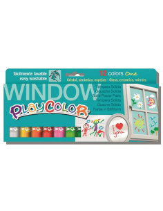 ▷ TEMPERA DUNSA PLAYCOLOR SOLIDA WINDOWS 12 UDS 10G SURTIDOS | Taine - Imagen 1