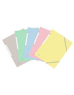 ▷ CARPETA OXFORD SOLAPAS CARTON A4 COLORES PASTEL | Taine - Imagen 1