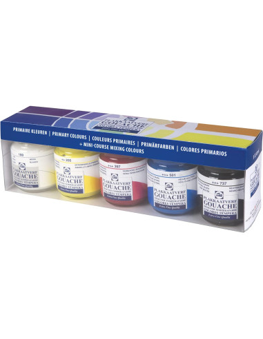 ▷ PACK 5 COLORES TEMPERA 50ML TALENS | Taine - Imagen 1