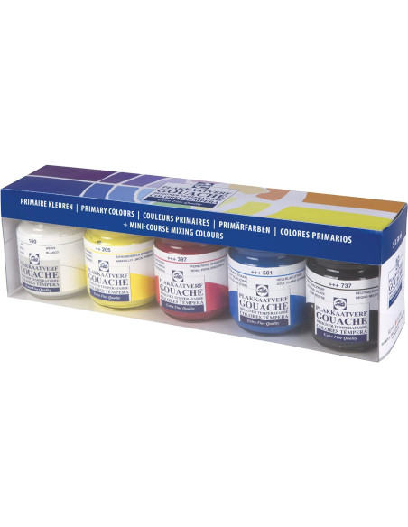 ▷ PACK 5 COLORES TEMPERA 50ML TALENS | Taine - Imagen 1