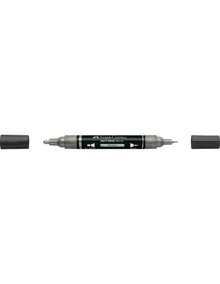 ▷ ROTULADOR FABER-CASTELL 2 PUNTAS EFECTO ESPEJO | Taine - Imagen 1