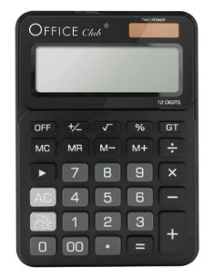 ▷ CALCULADORA INGRAF CD-2720-12 NEGRO OFFICE CLUB | Taine - Imagen 1