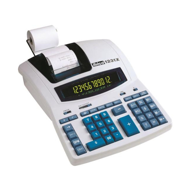 ▷ CALCULADORA IBICO IMPRESORA 12 DIG 1231X IBICO | Taine - Imagen 1