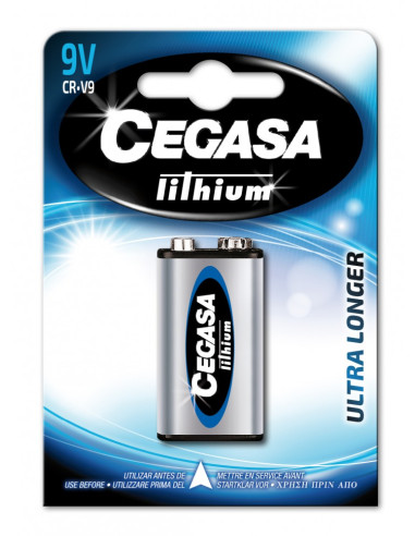▷ PILAS CEGASA LITIO 9V CR-V9 BL1 | Taine - Imagen 1