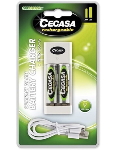 ▷ CARGADOR CEGASA DE PILAS CEGASA COMPACT 2HR6 | Taine - Imagen 1