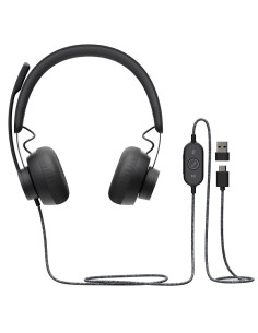 ▷ AURICULARES LOGITECH+ MICRO ZONE WIRED USB | Taine - Imagen 1