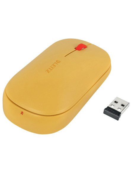 ▷ RATÓN LEITZ INALÁMBRICO DUAL COSY, AMARILLO | Taine - Imagen 1