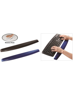 ▷ REPOSAMUÑECAS FELLOWES TECLADO MEMORY FOAM NEGRO | Taine - Imagen 1