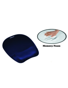 ▷ ALFOMBRILLA FELLOWES CON REPOSAMUÑECAS MEMORY FOAM AZUL | Taine - Imagen 1