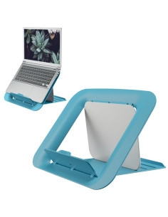 ▷ SOPORTE LEIZT ORDENADOR PORTÁTIL AJUSTABLE ERGO COSY, AZUL | Taine - Imagen 1
