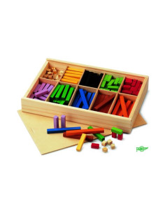 ▷ REGLETAS FAIBO 300 PIEZAS CAJA MADERA | Taine - Imagen 1