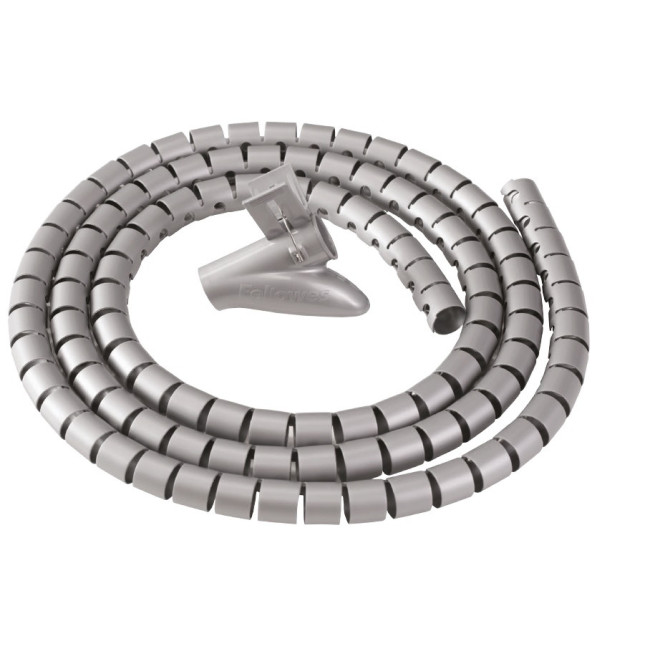 ▷ ORGANIZADOR FELLOWES CABLES CABLEZIP PLATA | Taine - Imagen 1