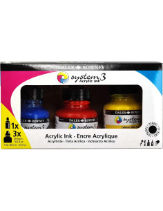 ▷ SET DALER ROWNEY TINTA ACRILICA STARTER 3X29,5 | Taine - Imagen 1
