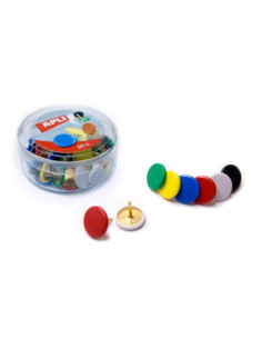 ▷ CHINCHETAS CJ.50 UD APLI COLORES SURTIDAS | Taine - Imagen 1