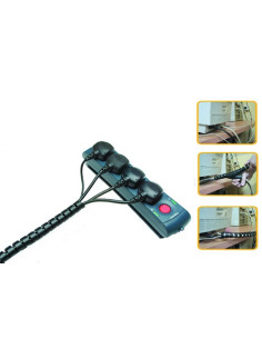 ▷ ORGANIZADOR FELLOWES CABLES 1,5M negro | Taine - Imagen 1