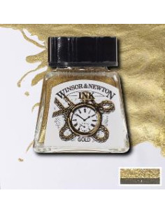 ▷ TINTA CHINA DORADA WINSOR 14ML | Taine - Imagen 1