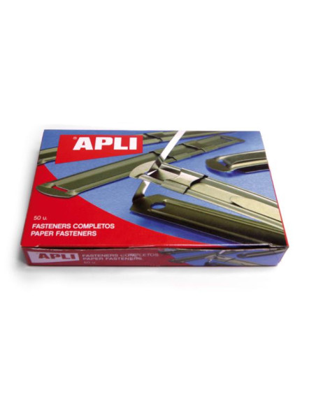 ▷ FASTENERS APLI HIERRO LATONADO CJ.100 | Taine - Imagen 1