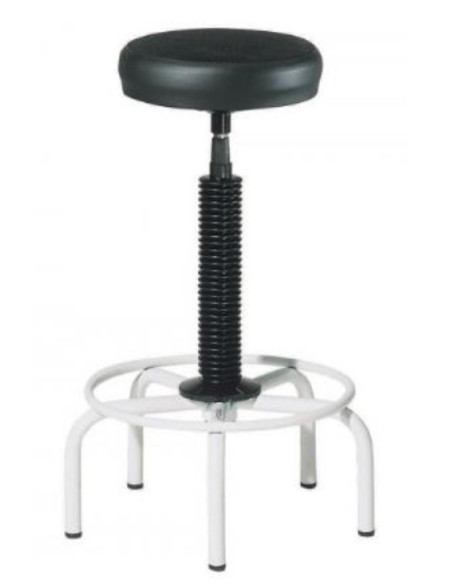▷ TABURETE ROCADA TAPIZADO RD900 NEGRO | Taine - Imagen 1