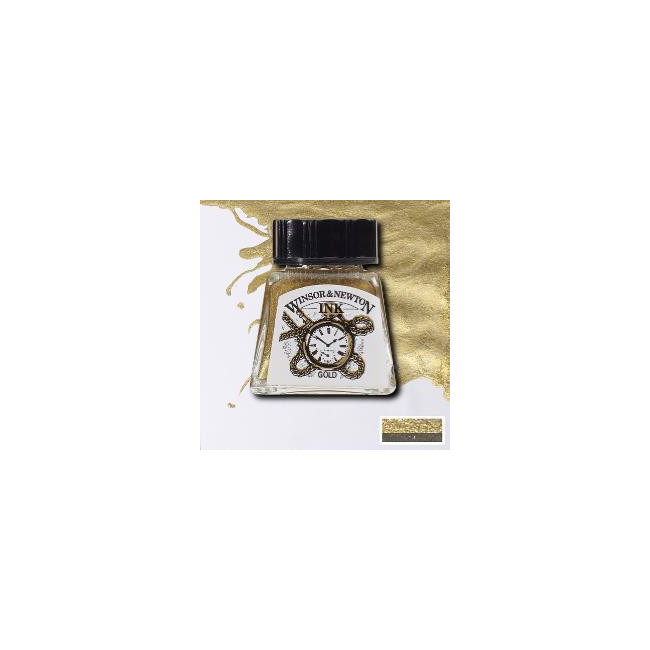 ▷ TINTA CHINA DORADA WINSOR 14ML | Taine - Imagen 1
