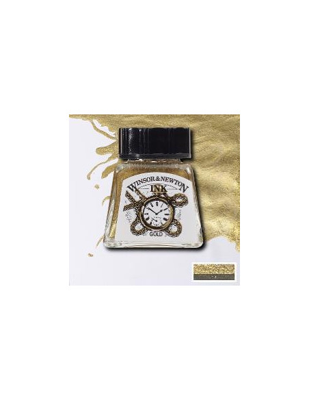 ▷ TINTA CHINA DORADA WINSOR 14ML | Taine - Imagen 1