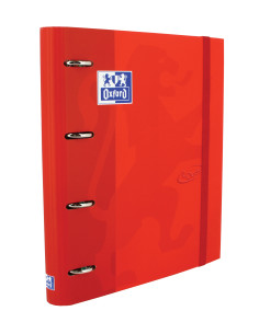 ▷ CARPETA OXFORD TD ROJO CARMIN 4 ANILLAS 5X5 C/RECAMBIO | Taine - Imagen 1