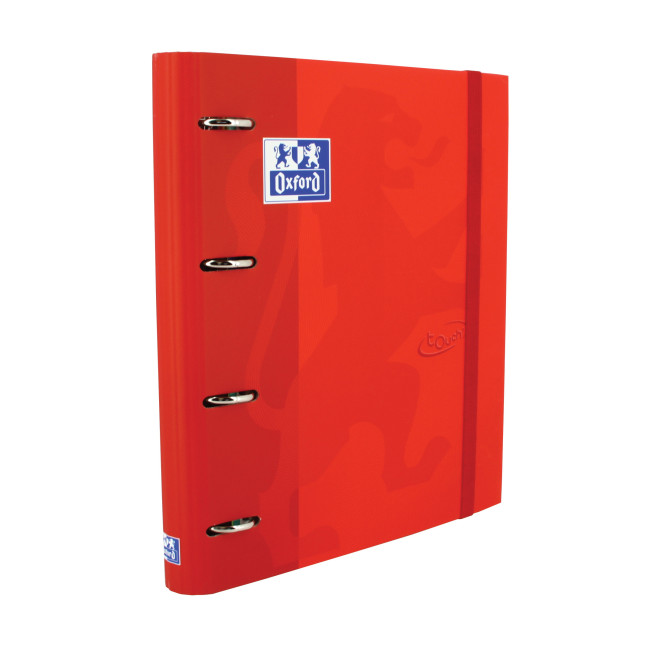 ▷ CARPETA OXFORD TD ROJO CARMIN 4 ANILLAS 5X5 C/RECAMBIO | Taine - Imagen 1