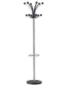 ▷ PERCHERO UNILUX HAKEA NEGRO/PLATEADO | Taine - Imagen 1