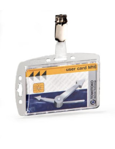 ▷ IDENTIFICADOR DURABLE RIGIDO C/PINZA Y UÑERO 54x85 | Taine - Imagen 1