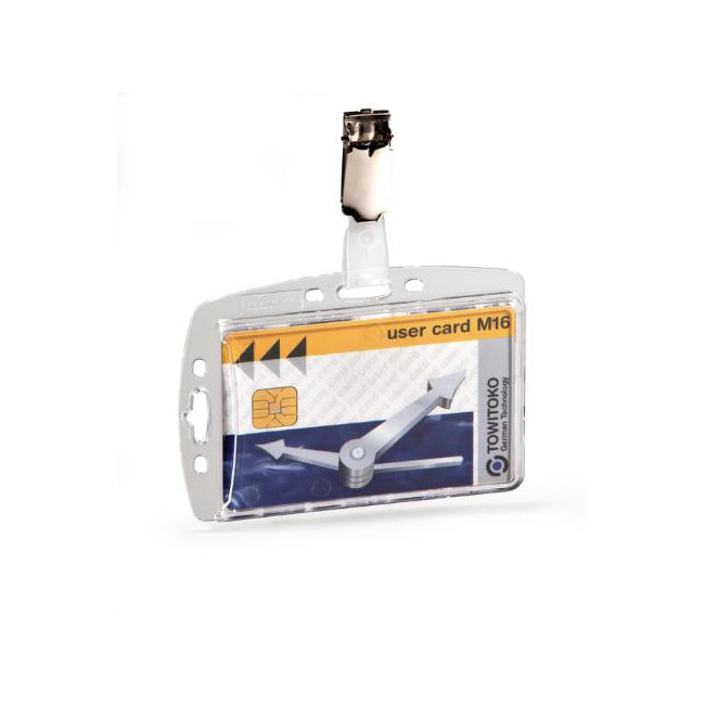 ▷ IDENTIFICADOR DURABLE RIGIDO C/PINZA Y UÑERO 54x85 | Taine - Imagen 1