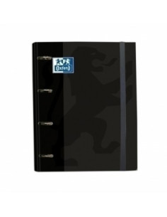 ▷ CARPETA OXFORD TP NEGRA C/RECAMBIO 4 ANILLAS 5X5 EUROPEAN | Taine - Imagen 1