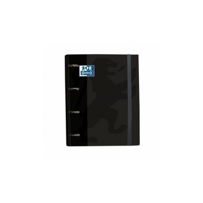 ▷ CARPETA OXFORD TP NEGRA C/RECAMBIO 4 ANILLAS 5X5 EUROPEAN | Taine - Imagen 1