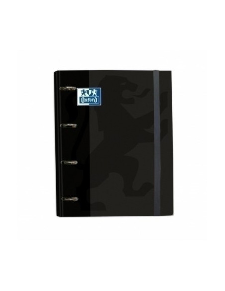 ▷ CARPETA OXFORD TP NEGRA C/RECAMBIO 4 ANILLAS 5X5 EUROPEAN | Taine - Imagen 1