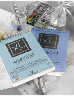 ▷ BLOC DIBUJO ACUARELA CANSON ESPIRAL A5 20H MICR XL AQUARELLE FINO 300G | Taine - Imagen 1