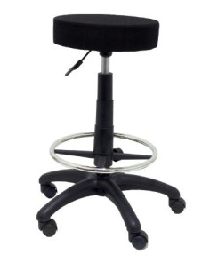 ▷ TABURETE PIQUERAS TOLOSA ARÁN NEGRO | Taine - Imagen 1