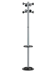 ▷ PERCHERO UNILUX ACCUEIL GRIS METALIZADO | Taine - Imagen 1